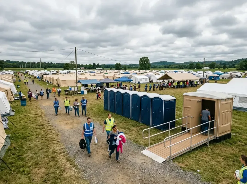 disaster-relief-camp-restrooms-010 — frequently asked questions, Dumpster & Portable Bathrooms Rental in Gillespie, IL